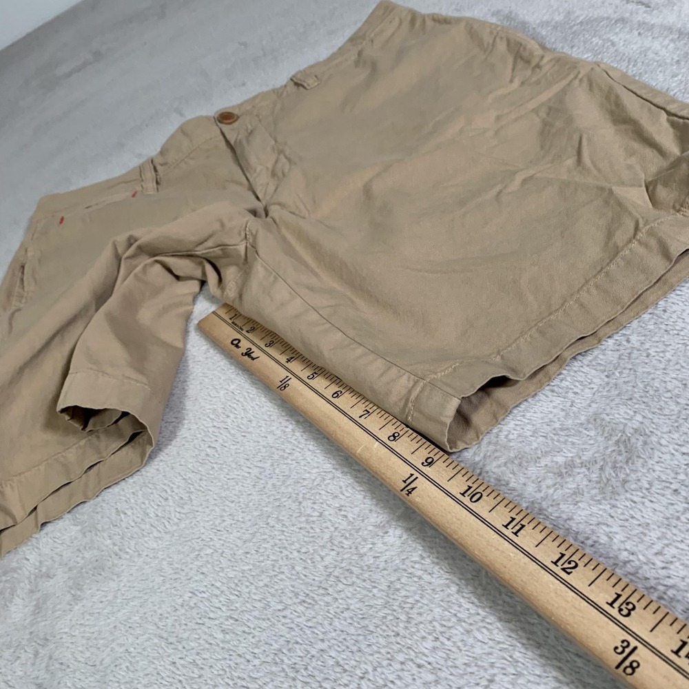 UNTUCKit Adler Shorts Mens 32 Khaki Chino 100%‎ Pima Cotton Flat Front 9" Inseam - Picture 6 of 12